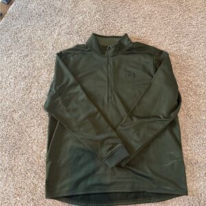 Under Armour Men's Dark Green Quarter-Zip Jacket